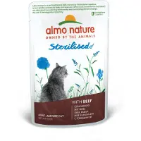 Almo Nature 60x Kattenvoer Nat Sensitive Rund 70 gr