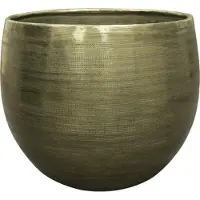 Kölle Bloempot Aluminium New Green-Groen D 19 cm H 13 cm Opening 15 cm