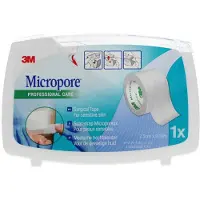3M Micropore Professional Care Pleister 2,5 cm x 9,14 m