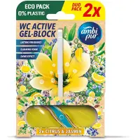Ambi Pur 2+2 Gratis: Toiletblok Citrus & Jasmijn 2 Stuks