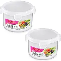 PlasticForte Vershoudbakje vriezer/magnetron - 10x stuks - 1600 ml - kunststof