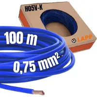 Lapp 4510142 Draad H05V-K 1 x 0.75 mm² Donkerblauw 100 m