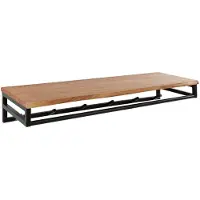 AnLi Style Kapstok custom 6 haken hoedenplank (Naturel, 100x35x17cm)