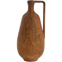 Light & Living vaas deco 17x16,5x35 cm ostra roest