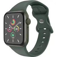 IMoshion Siliconen⁺ bandje voor de Apple Watch | 38/40/41/42 mm - Maat S/M - Olive