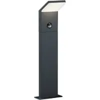 TRIO LED tuinpadverlichting PEARL, hoogte 50 cm antraciet metaal IP54 PEARL, zwart, Aluminium, Modern