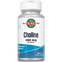 Kal Choline 250mg 100 Tablets Transparant