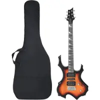 vidaXL Gitaar voor beginners elektrisch met tas 4/4 39" zwart