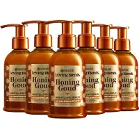 Garnier Loving Blends Honing Goud Herstellend Haarserum - 94% Minder gespleten haarpunten na 1 gebruik - Haarverzorging Herstelt tot 1 jaar aan haarschade - 6x 150 ml