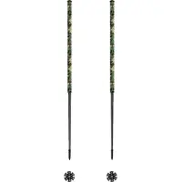 Les batons d'Alain - Skistokken - Camo Vert voor Unisex van Wol - Maat 125 cm - Groen