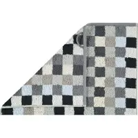 Cawö Gastendoek Cawö Unique Karo Anthracite (6-delig)