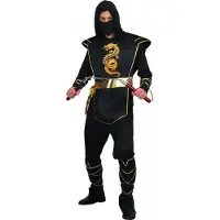 Vegaoo - Zwart ninja pak voor mannen