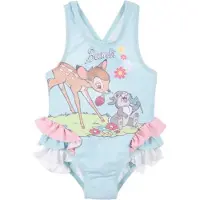 Disney Badpak / Zwempak - Bambi en Stampertje - Lichtblauw - Maat 80 (tot 18 maanden)