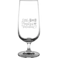 Fusion Gegraveerde bierglas op voet 41cl Little miss valentine - valentijnsdag - valentijn