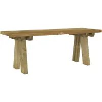 vidaXL Tuinbank 110 cm geïmpregneerd massief grenenhout