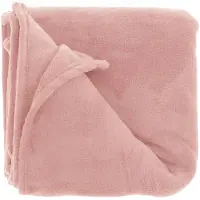 Unique living Plaid Baily Old Pink - 130x180 cm