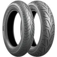 Bridgestone motorbanden, auto banden, model H 50 F UM (100/90B19 TL 57H M/C, voorband)
