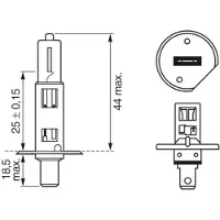 Bosch 1 987 301 088 Gloeilamp, verstraler