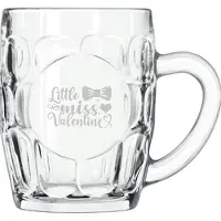 Libbey Gegraveerde Bierpul 55cl Little miss valentine - valentijnsdag - valentijn