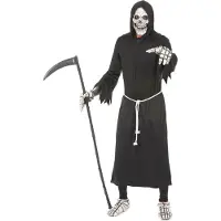 Vegaoo - Duister reaper skelet kostuum voor volwassenen