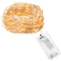 Hobby Hall Kerstverlichting | 1.9 m | Waterdicht | Op Batterij | LED-Verlichting | Warm Wit
