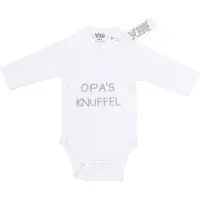 Vib Romper wit Opa's knuffel