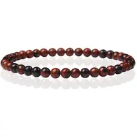 Memphis Natuursteen Armband - 4mm Swan