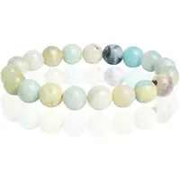 Memphis Natuursteen Armband 10mm - Amazonite