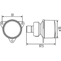 Hella Mistachterlicht 2NE 008 221-031
