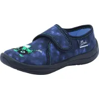 Beck Huisschoenen 'Little Farm' blauw / donkerblauw / lichtgroen