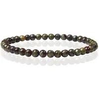 Memphis Natuursteen Armband - 4mm Dragon Bloodstone