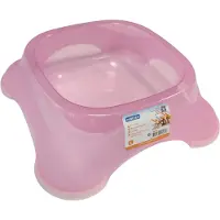Nobleza Voerbak Hond - Drinkbak Hond - 850 ml - Maat L - Kunststof - Anti-slip - Roze