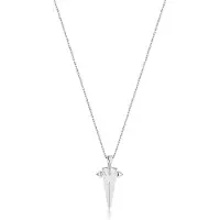 Ania Haie AH N053-03H Polished Punk Dames Ketting - Collier - Sieraad - Schakelketting - Zilver - 925 Zilver - Anker - 5 mm breed - 50 cm lang
