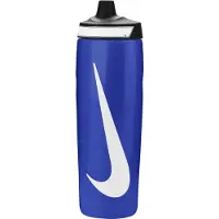 Nike Refuel Bidon Grip 710ML Blauw Zwart Wit