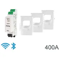 Shelly Pro 3EM 400A Elektriciteitsmeter Bluetooth, WiFi
