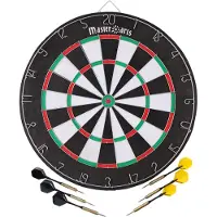Northio Dartbord 45cm x 2 cm met 2 setjes Pijlen