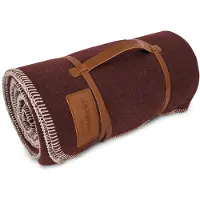 Petromax Wool Blanket 150x200cm, Deken, Donkerrood/Bruin