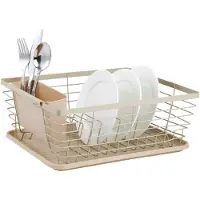 King Hoff 1838 - Afdruiprek - staal-kunstof - Beige