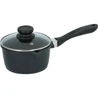 Alpina Steelpan met Deksel 16 cm - Sauspan - Alle Warmtebronnen - RVS