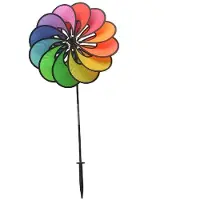 Rhombus Flower Regenboog Windvanger 48x73 cm