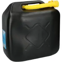 All Ride jerrycan - 20 l - met schenktuit - zwart - voor benzine