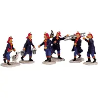 Lemax Village Collection Brandweerman set van 6 # 02446