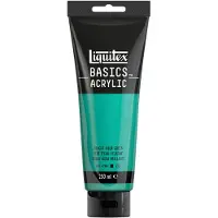 LIQUITEX 88700233 Basics Acrylverf Bright Aqua Green – 250 ml | Kunstenaars Acrylverf | Middelmatige Viscositeit | Lichtechte Kleur voor Schilderen & Canvas