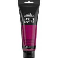 LIQUITEX 88700212 Basics Acrylverf Quinacridone Magenta – 250 ml | Kunstenaars Acrylverf | Middelmatige Viscositeit | Lichtechte Kleur voor Schilderen & Canvas