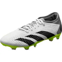 Adidas Predator Accuracy.3 L FG Voetbalschoenen Senior Wit - Zwart - Grijs - Lime Groen 46