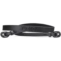Leica 18553 leather carrying strap, black