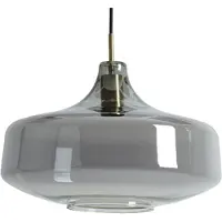 Light & Living Hanglamp Ø29,5x21 cm SOLNA antiek brons+smoke glas