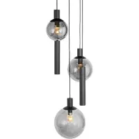 Steinhauer Hanglamp Bollique 5-lichts smoke glas