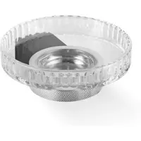 DECOR WALTHER Zeepschaal Club Wandmodel Kristall Cutting Black Matt/Chrome