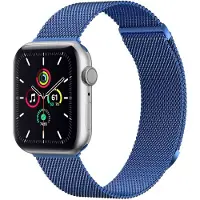 IMoshion Milanees magnetisch bandje voor de Apple Watch | 44/45/46/49 mm - Maat M - Blauw